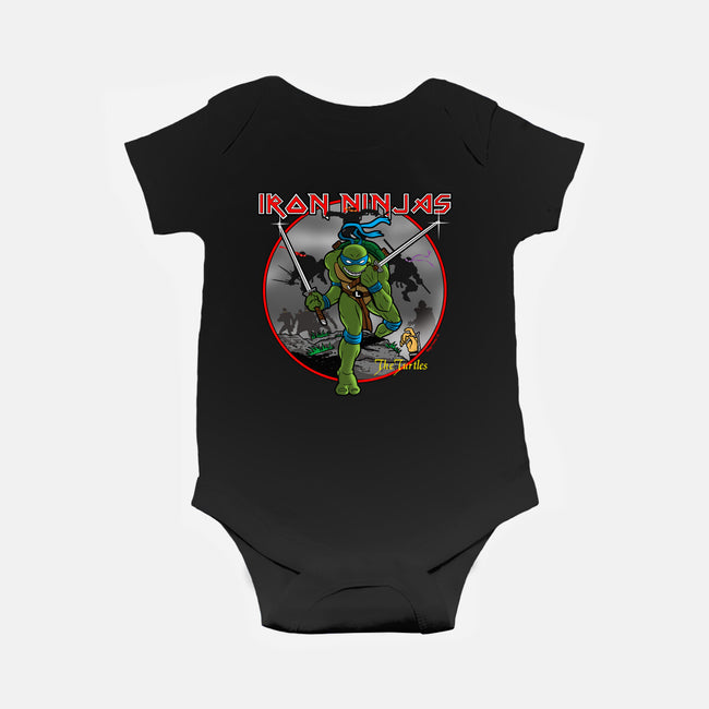 Iron Ninjas-baby basic onesie-Boggs Nicolas