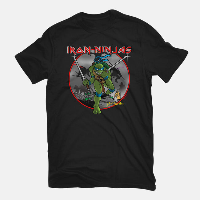 Iron Ninjas-womens fitted tee-Boggs Nicolas