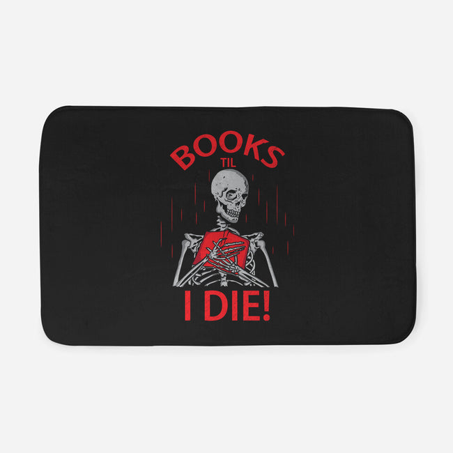 Books Til I Die-none memory foam bath mat-turborat14