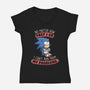 I Can't Run From My Problems-womens v-neck tee-koalastudio