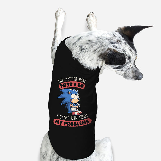 I Can't Run From My Problems-dog basic pet tank-koalastudio