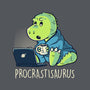 Procrastisaurus-none removable cover w insert throw pillow-koalastudio