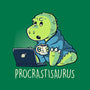 Procrastisaurus-none stretched canvas-koalastudio