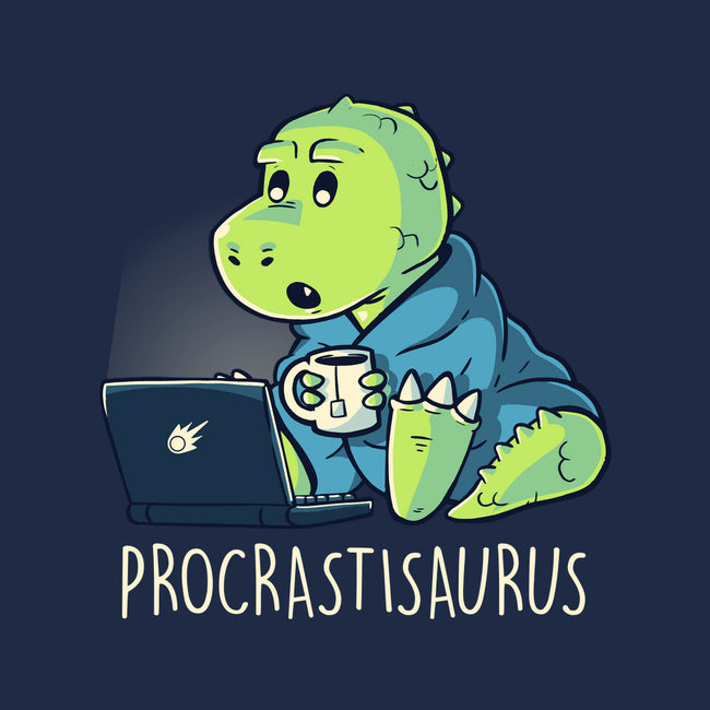 Procrastisaurus-none removable cover w insert throw pillow-koalastudio