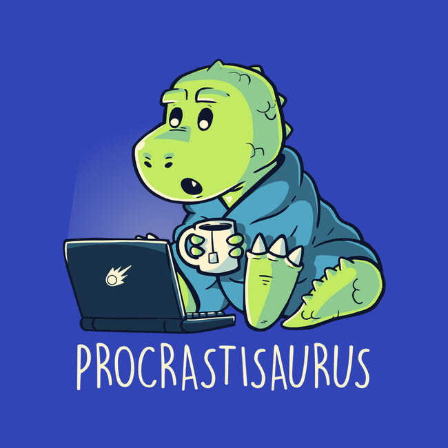 Procrastisaurus-none removable cover w insert throw pillow-koalastudio