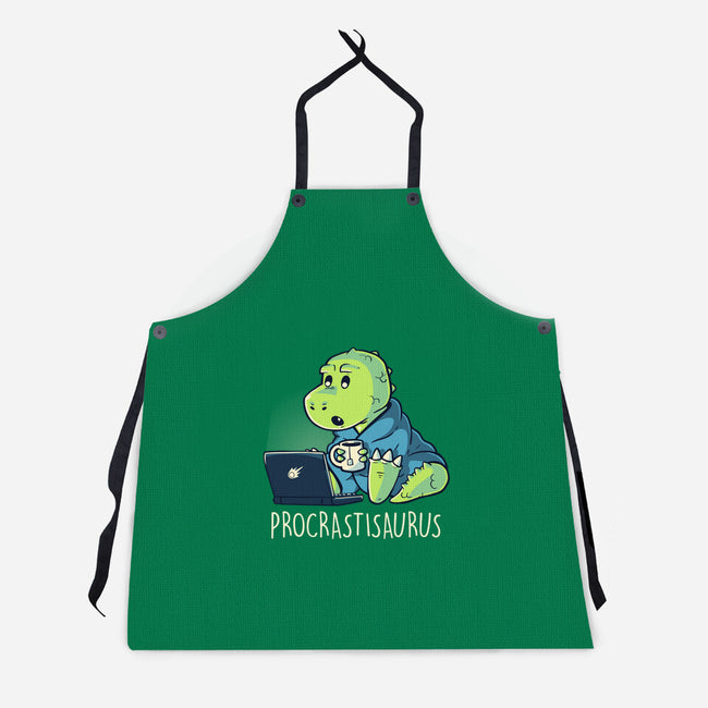 Procrastisaurus-unisex kitchen apron-koalastudio