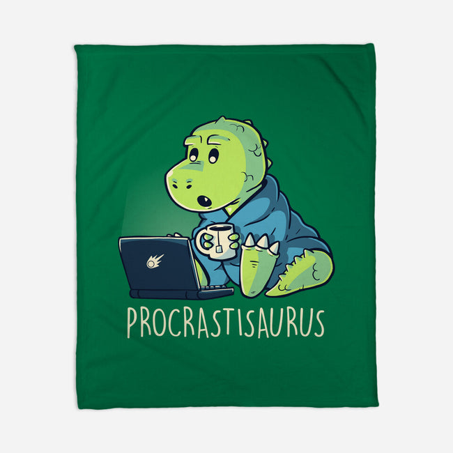 Procrastisaurus-none fleece blanket-koalastudio