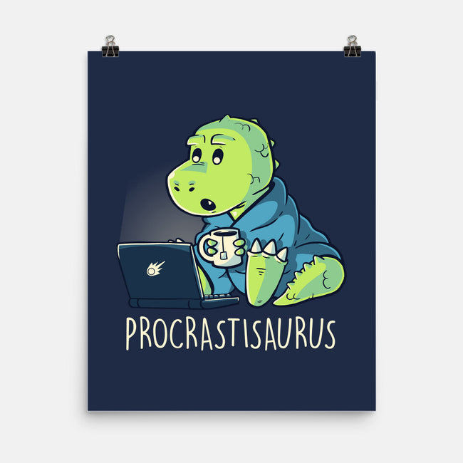 Procrastisaurus-none matte poster-koalastudio