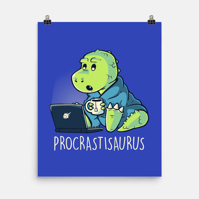 Procrastisaurus-none matte poster-koalastudio