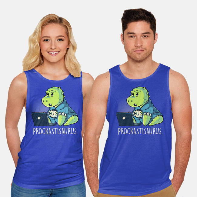 Procrastisaurus-unisex basic tank-koalastudio