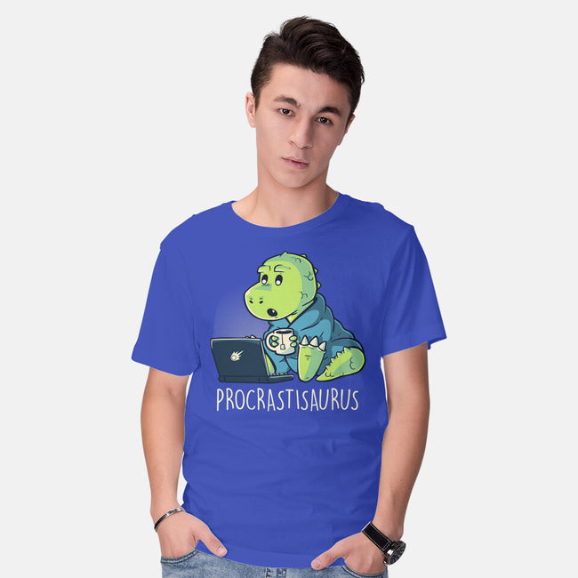 Procrastisaurus-mens basic tee-koalastudio