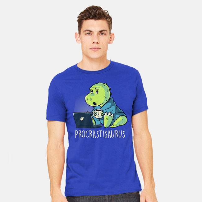 Procrastisaurus-mens heavyweight tee-koalastudio