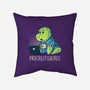 Procrastisaurus-none removable cover w insert throw pillow-koalastudio