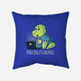 Procrastisaurus-none removable cover w insert throw pillow-koalastudio