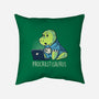 Procrastisaurus-none removable cover throw pillow-koalastudio