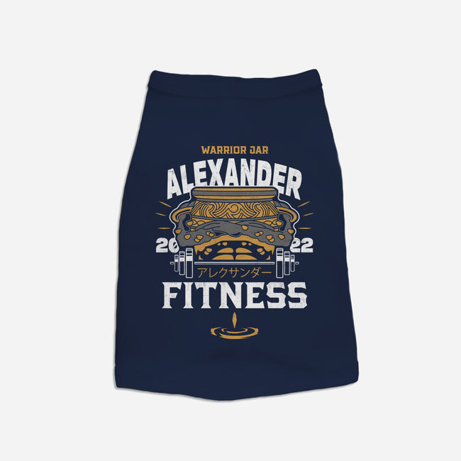 Warrior Jar Fitness-dog basic pet tank-Logozaste