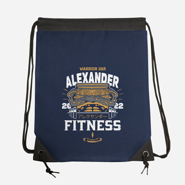 Warrior Jar Fitness-none drawstring bag-Logozaste