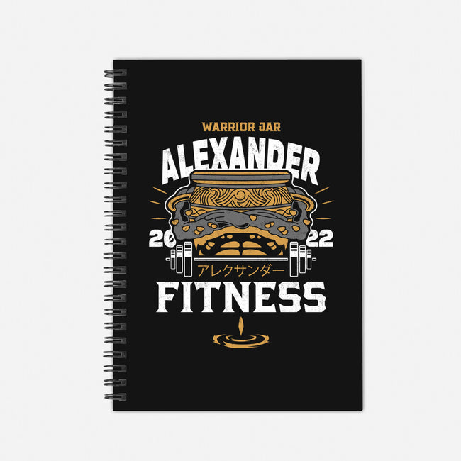 Warrior Jar Fitness-none dot grid notebook-Logozaste