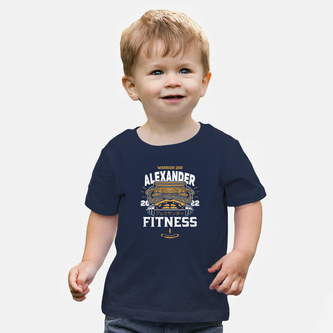 Warrior Jar Fitness-baby basic tee-Logozaste