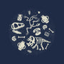 Dinosaur Fossils-none stretched canvas-tobefonseca