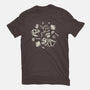 Dinosaur Fossils-womens basic tee-tobefonseca