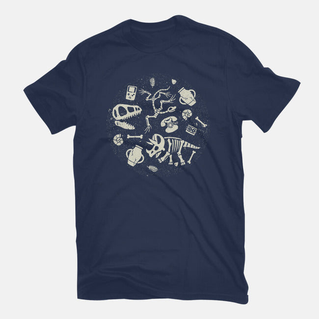 Dinosaur Fossils-youth basic tee-tobefonseca