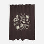 Dinosaur Fossils-none polyester shower curtain-tobefonseca
