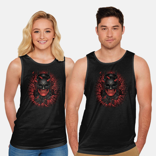 Not A Hero-unisex basic tank-glitchygorilla