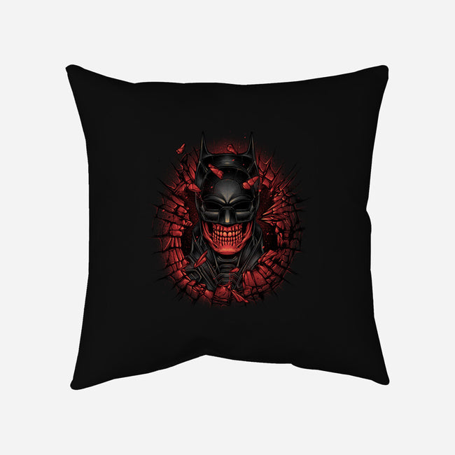 Not A Hero-none removable cover w insert throw pillow-glitchygorilla