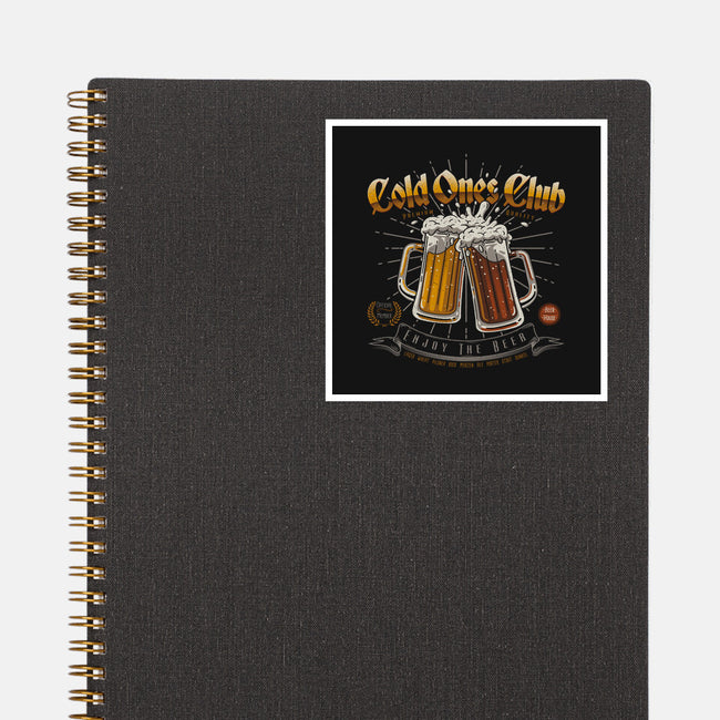 Cold Ones Club-none glossy sticker-Getsousa!