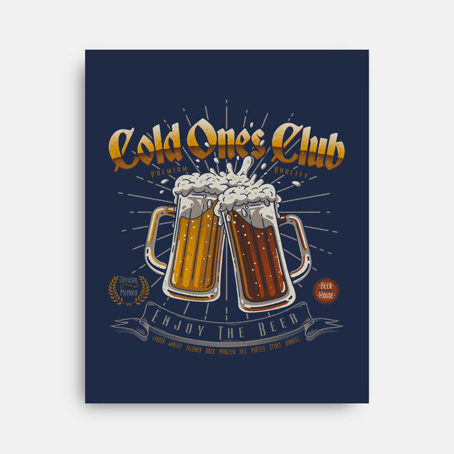Cold Ones Club-none stretched canvas-Getsousa!
