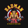 Badman Gym-none removable cover w insert throw pillow-CoD Designs