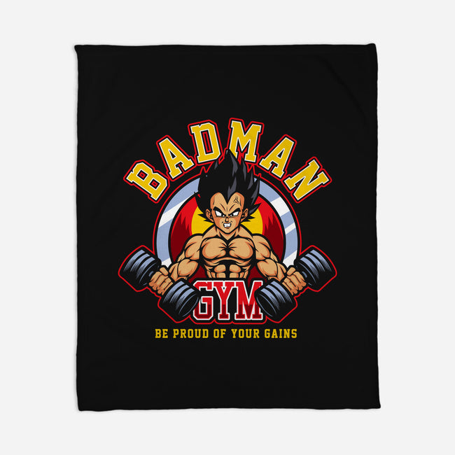 Badman Gym-none fleece blanket-CoD Designs