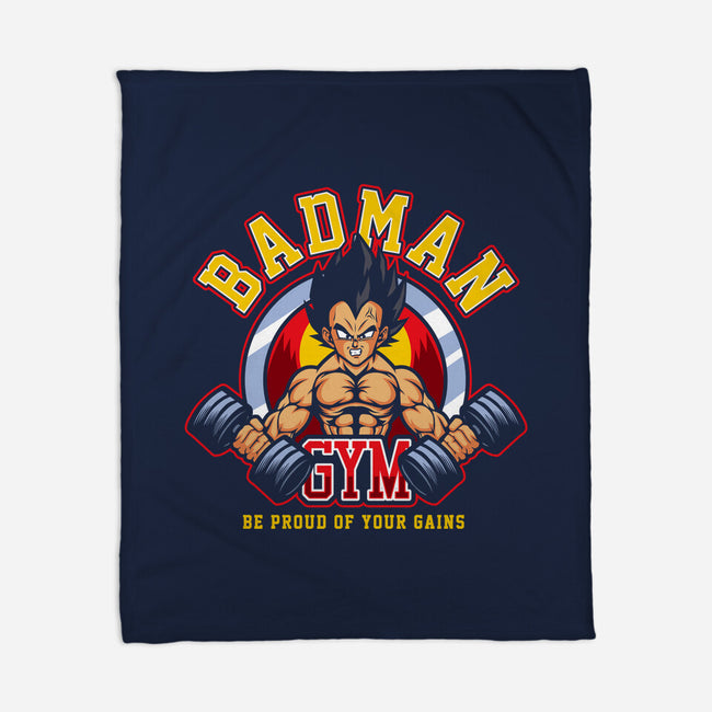 Badman Gym-none fleece blanket-CoD Designs