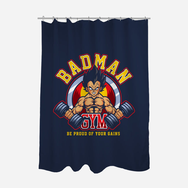 Badman Gym-none polyester shower curtain-CoD Designs