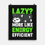 Energy Efficient-none matte poster-CoD Designs