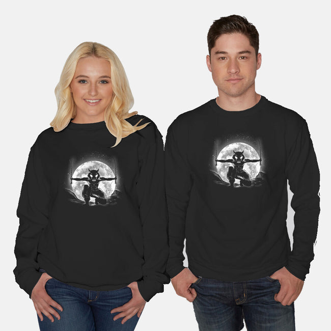 Moonlight Boar-unisex crew neck sweatshirt-fanfreak1