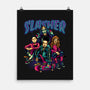 Slasher Girls-none matte poster-glitchygorilla