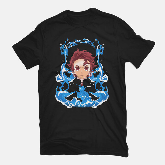 Calm As Water-womens fitted tee-RamenBoy
