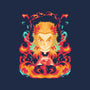Heart Of Fire-none removable cover w insert throw pillow-RamenBoy
