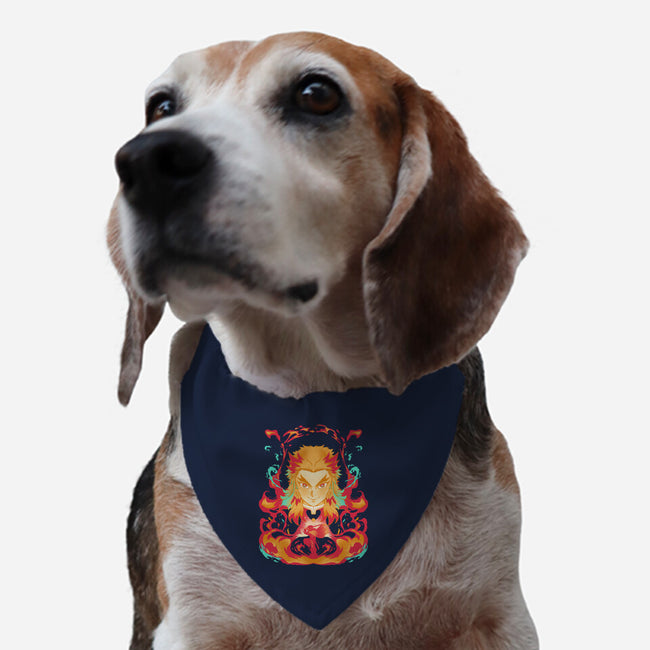 Heart Of Fire-dog adjustable pet collar-RamenBoy