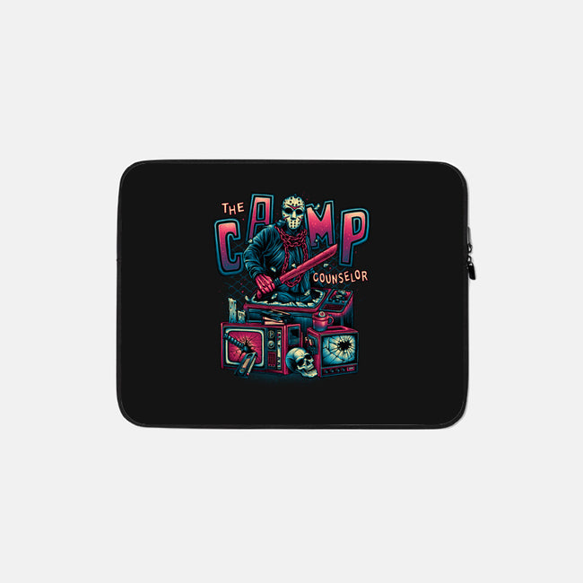 The Camp Counselor-none zippered laptop sleeve-glitchygorilla