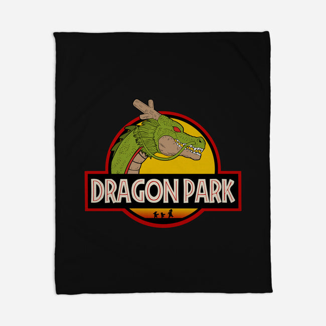 Dragon Park-none fleece blanket-Melonseta