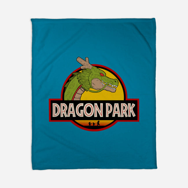 Dragon Park-none fleece blanket-Melonseta