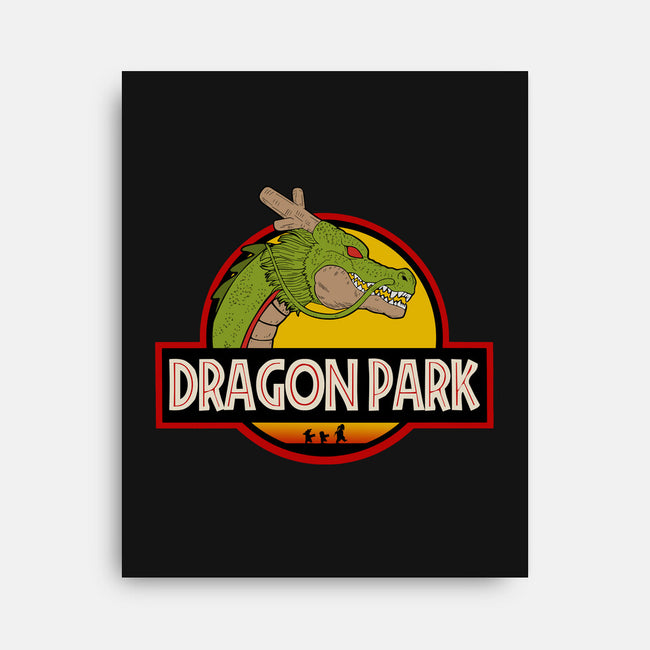 Dragon Park-none stretched canvas-Melonseta