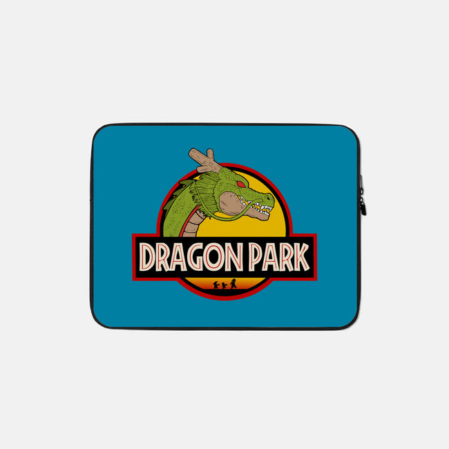 Dragon Park-none zippered laptop sleeve-Melonseta