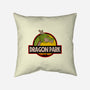 Dragon Park-none removable cover w insert throw pillow-Melonseta