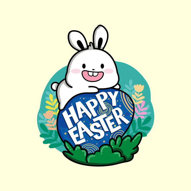 Happy Easter Bunny-none polyester shower curtain-krisren28