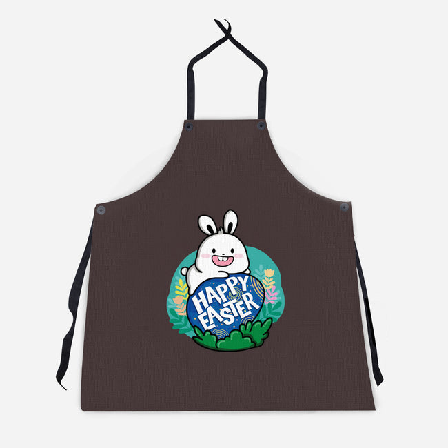 Happy Easter Bunny-unisex kitchen apron-krisren28
