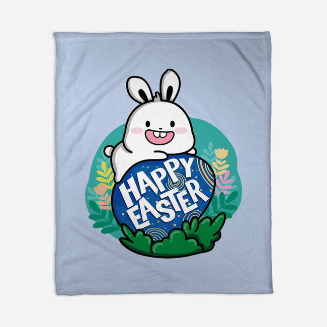 Happy Easter Bunny-none fleece blanket-krisren28